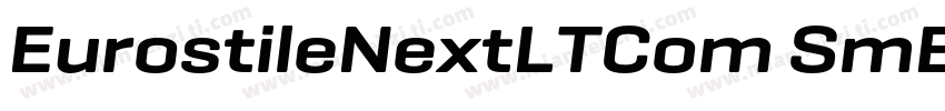EurostileNextLTCom SmBdExt字体转换